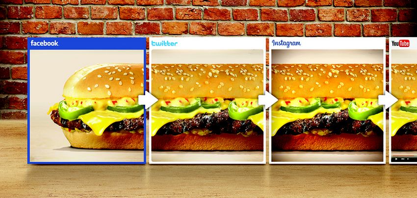 Burger King : un burger tellement long qu’il est relayé sur tous ses réseaux sociaux