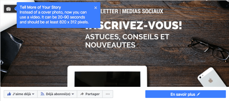 Facebook déploie les vidéos pour les couvertures en France