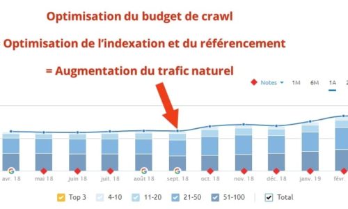 Exemple concret de l'analyse de logs et optimisations SEO d'un blog de 45.000 pages